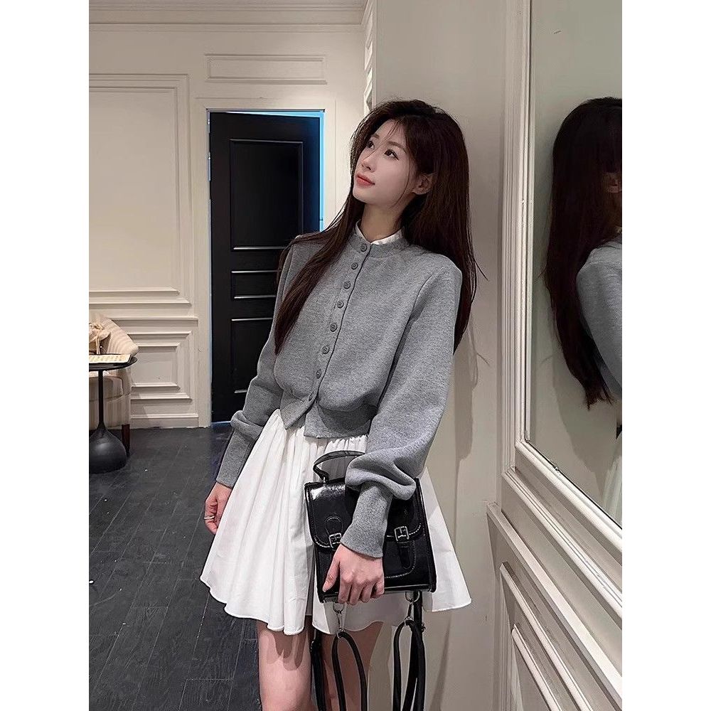 三层蛋糕裙短款白色短裙女新款芭蕾风小个子半身裙公主蓬蓬伞裙子