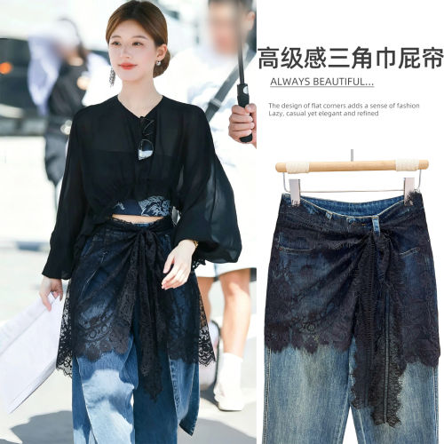 明星同款蕾丝屁帘女2026年