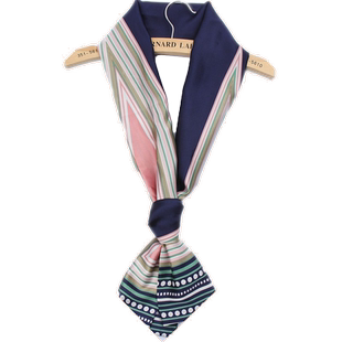 小丝巾女春秋百搭长条细窄韩国领巾装饰文艺领带围巾长款方巾纱巾