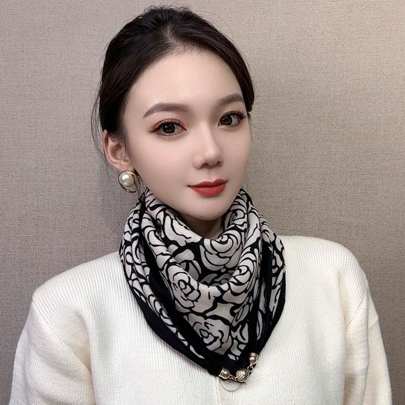 春秋保暖围脖巾女2024新款