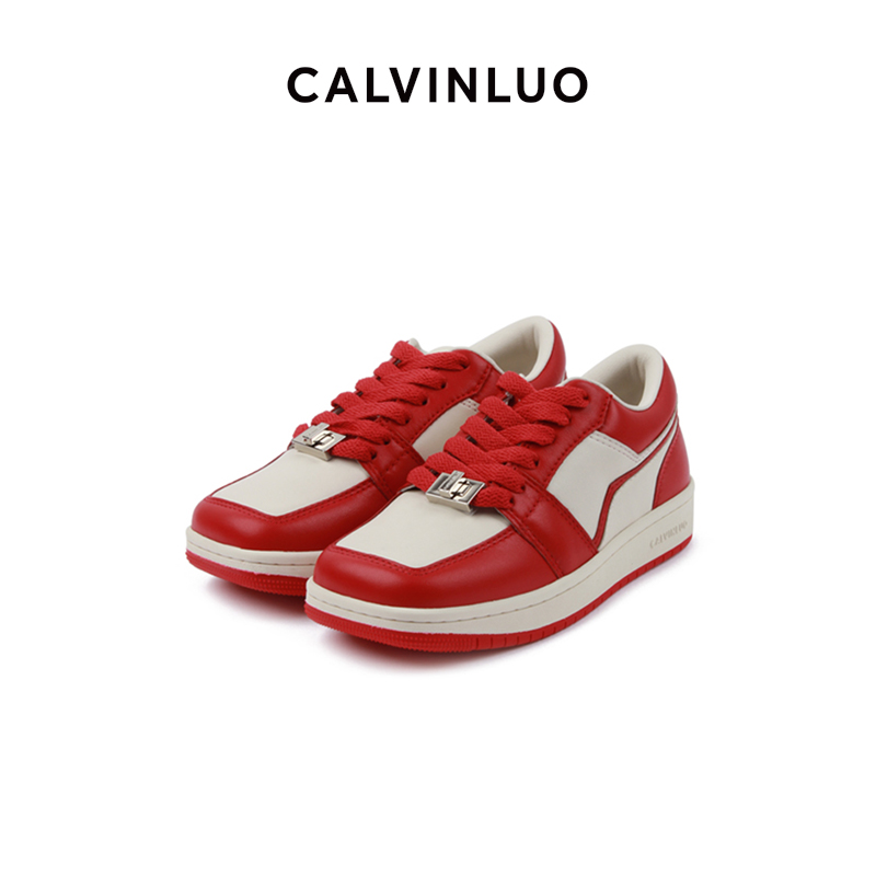 CALVINLUO方头低帮童装球鞋