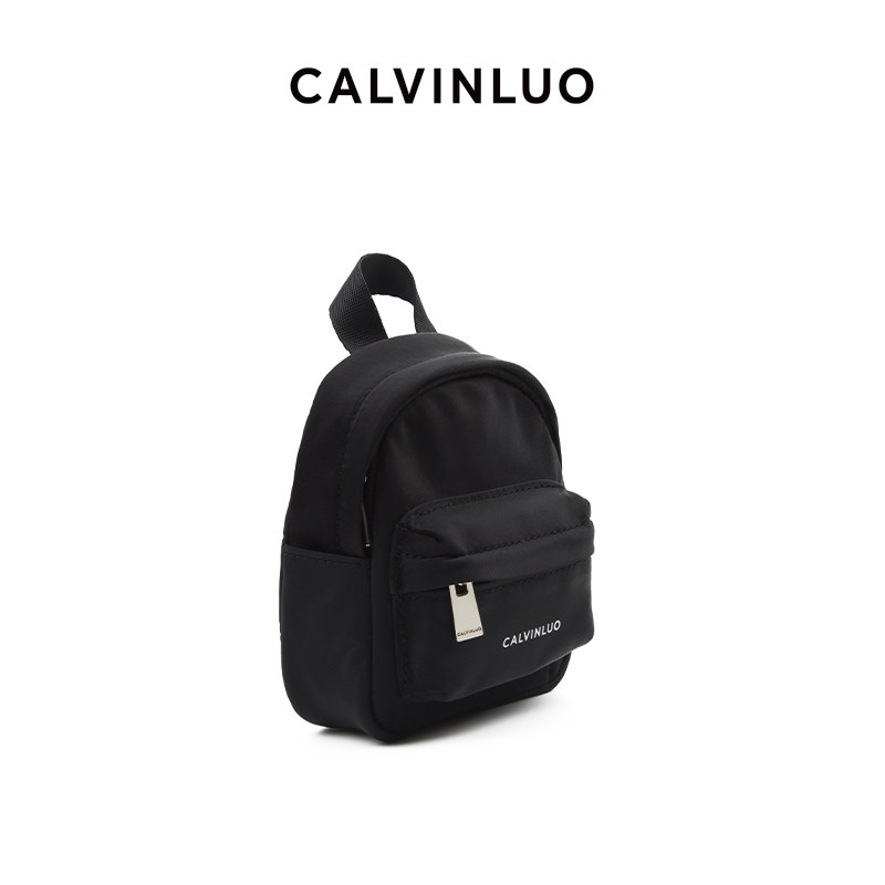 CALVINLUO 黑色迷你小背包 24新品,箱包皮具/热销女包/男包,通用款女包,淘宝优惠券,粉丝福利购,淘宝优惠卷