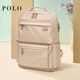 polo双肩包女上班通勤商务大容量17.3寸轻便女士背包电脑包登山包