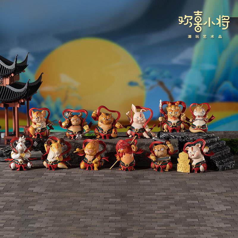 铜师傅十二生肖摆件潮玩艺术品国潮手办创意礼物工艺品