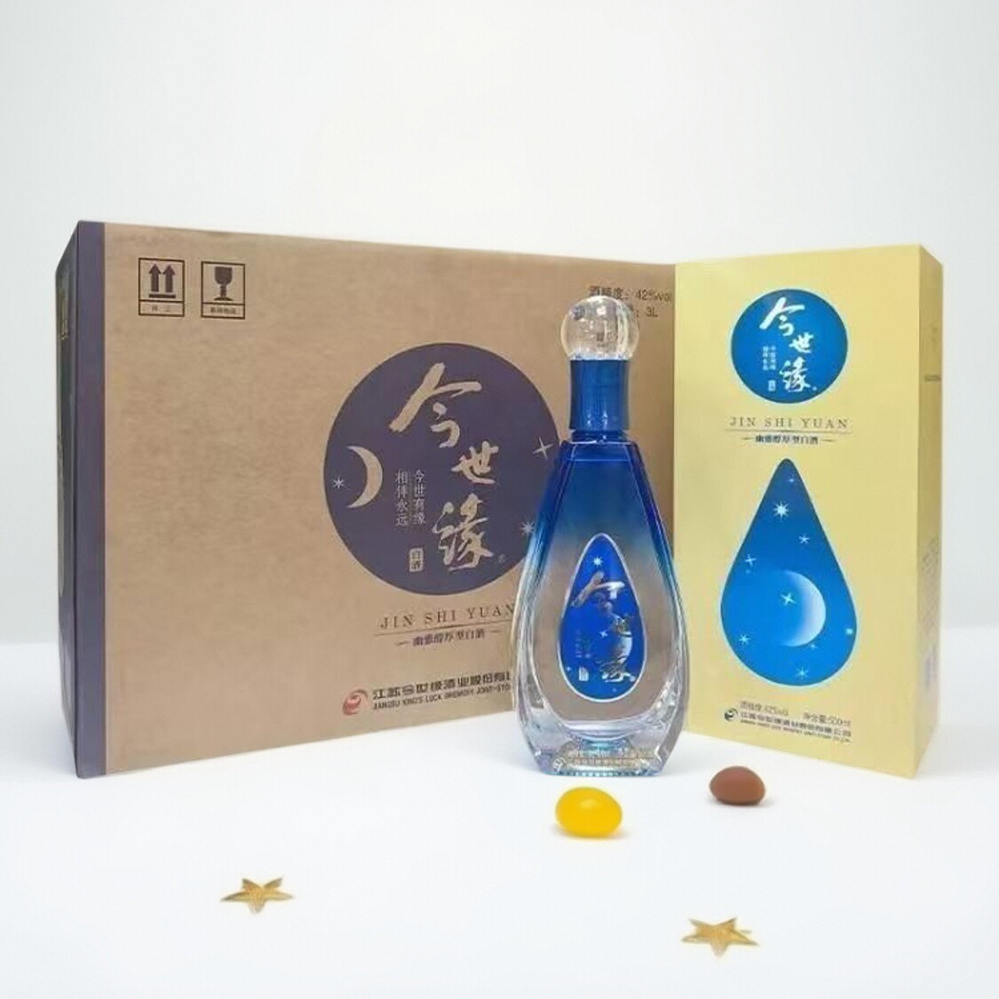 今世缘月亮6瓶带扫码中奖正品