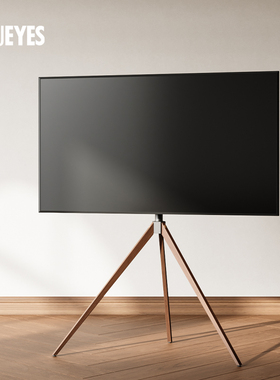 FITUEYES落地电视机支架适配小米tcl海信43-65寸通用立式艺术架子