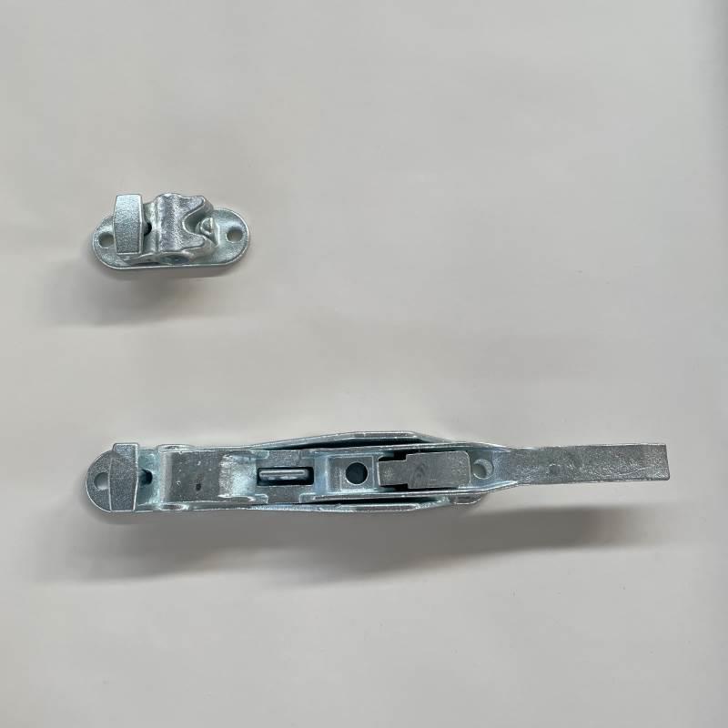 欧式货车侧门锁碳钢铸造重型半挂车门锁扣出口拖车隐藏门搭扣