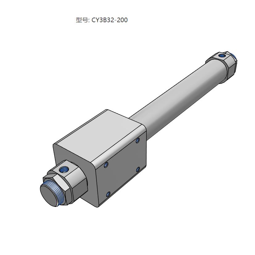 SMC 原装正品CY1B32H-650系列 磁偶式无杆气缸 基本形