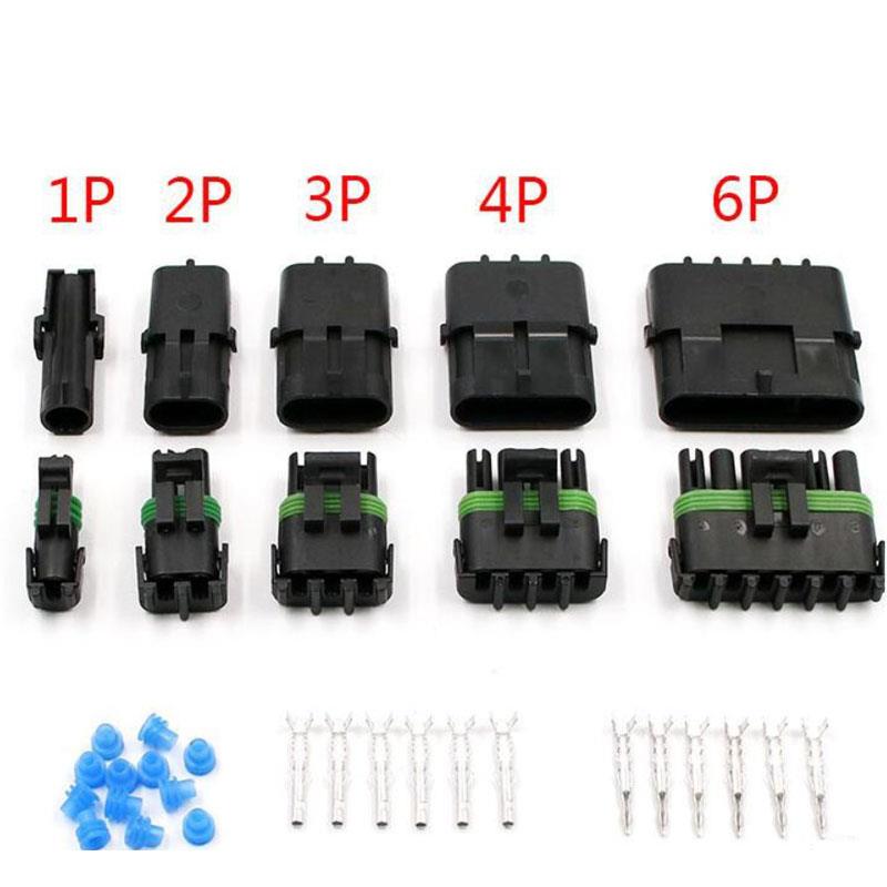 德尔福防水连接器2孔汽车连接器 接插件12010973 12015792