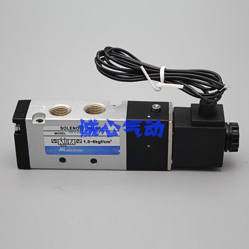 Mindman型电磁阀二位五通MVSC-180-4E1/MVSC-180-4E2 DC24V AC220