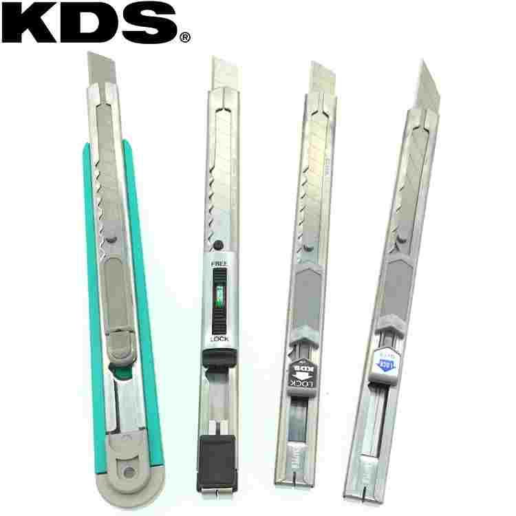 日本KDS美工刀S-8 12 11进口不锈钢小介刀DIY小号贴膜刀墙纸刀9mm