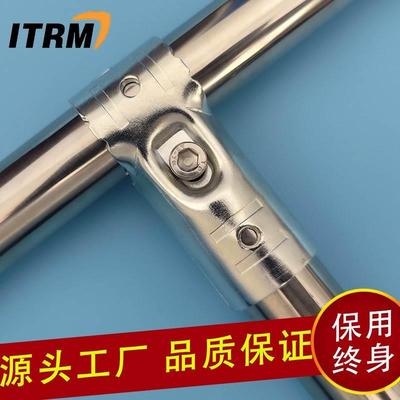 不锈钢管25mm六分镀锌管钢管连接件紧固件圆管接头铁管固定卡扣器