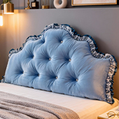 北欧风床上玩手机靠枕卧室床头靠背软包加厚榻榻米靠垫沙发软垫