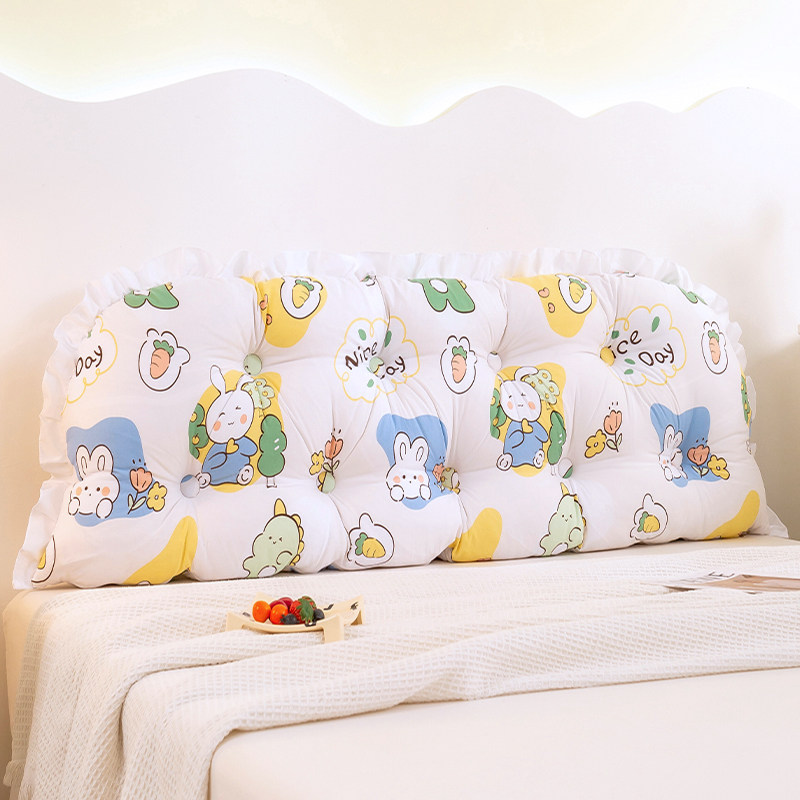 卡通靠枕床头大靠垫防撞榻榻米软包女孩卧室床上靠背可拆洗软垫,居家布艺,床头靠垫,淘宝优惠券,粉丝福利购,淘宝优惠卷