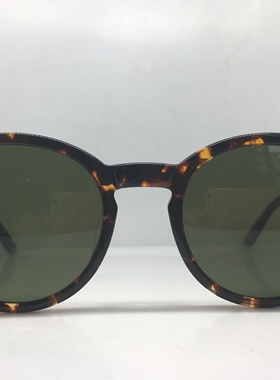 BEKINSALE 玳瑁色手工复古板材太阳镜 男女通用