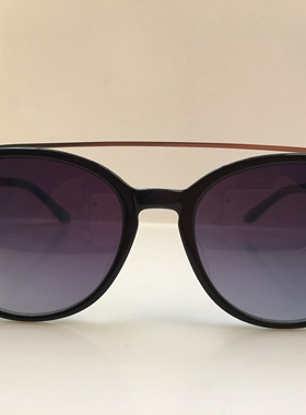 Morning Breeze 外黑内蓝板材框复古太阳眼镜 男女通用墨镜