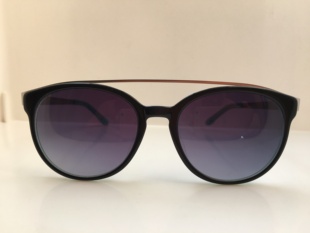 男女通用墨镜 外黑内蓝板材框复古太阳眼镜 Morning Breeze