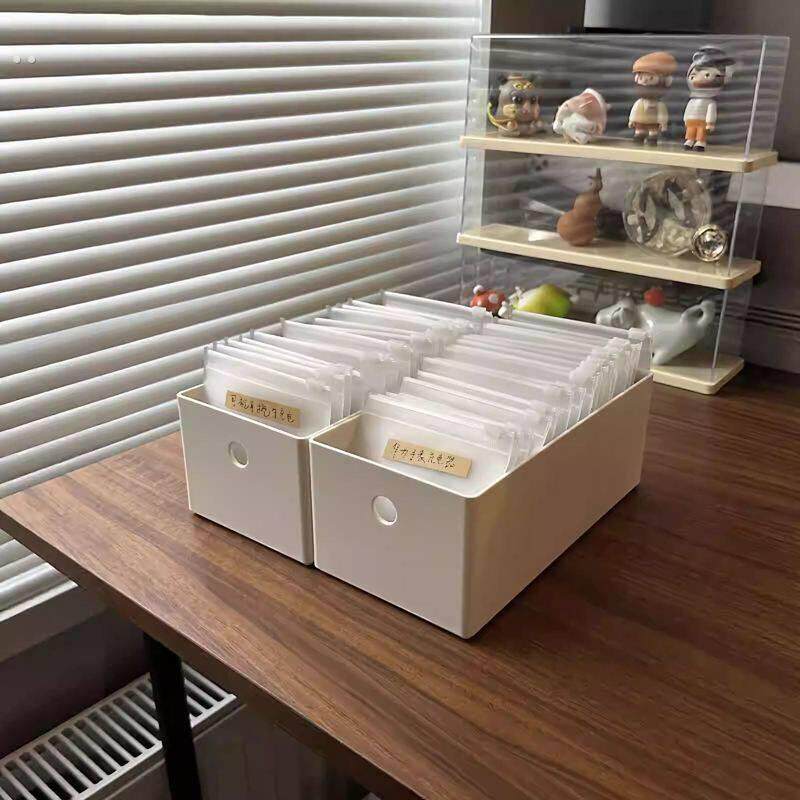 【强迫症福音】日式简约数据线收纳盒大容量桌面理理线盒分类收纳