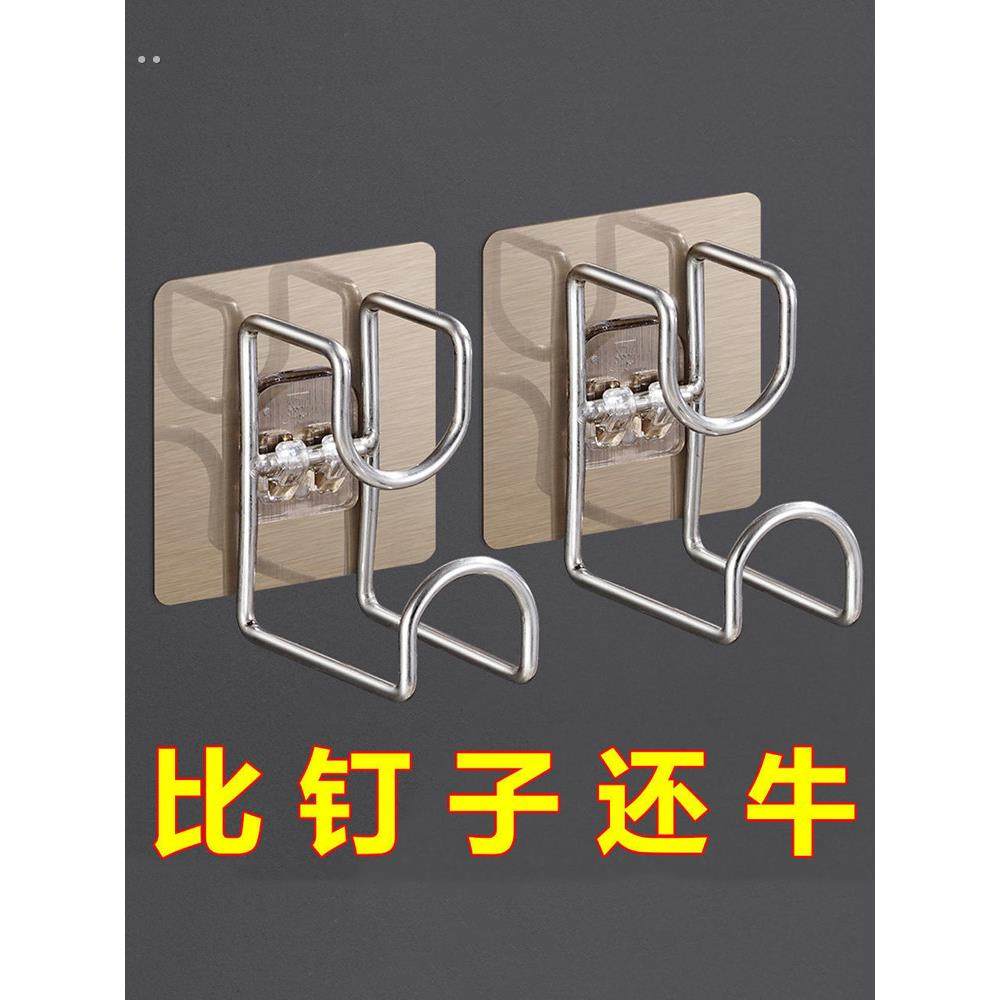 脸盆架免打孔卫生间壁挂浴室挂钩放脸盆挂架网红粘钩墙上挂盆神器,收纳整理,挂钩/粘钩,淘宝优惠券,粉丝福利购,淘宝优惠卷