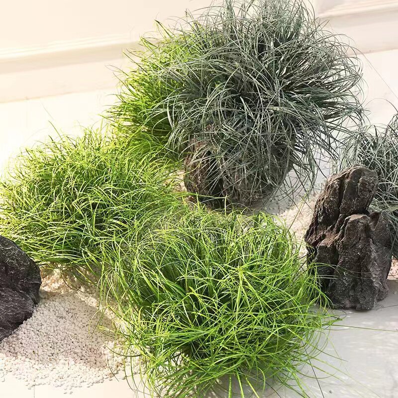 仿真草团蒲草团假草垛草丛草堆室内橱窗植物造景摆件摄影装饰北欧