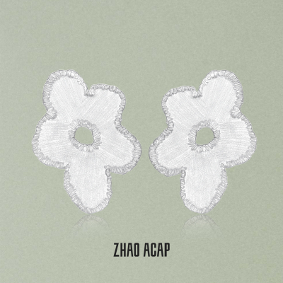 ZHAO ACAP原创设计秘密花园空心花花耳环精致气质高级感耳饰