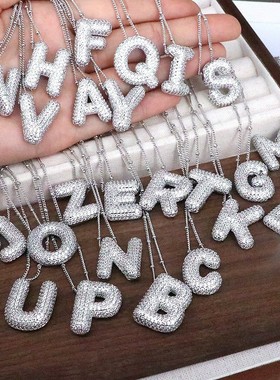 欧美铜镶锆石18K金镂空满钻气球