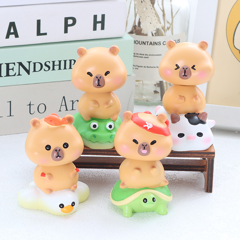 创意摇头卡皮巴拉摆件沙雕解压