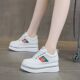 休闲板鞋 2026年新款 女825 新款 厚底小白鞋 时尚 真皮内增高109