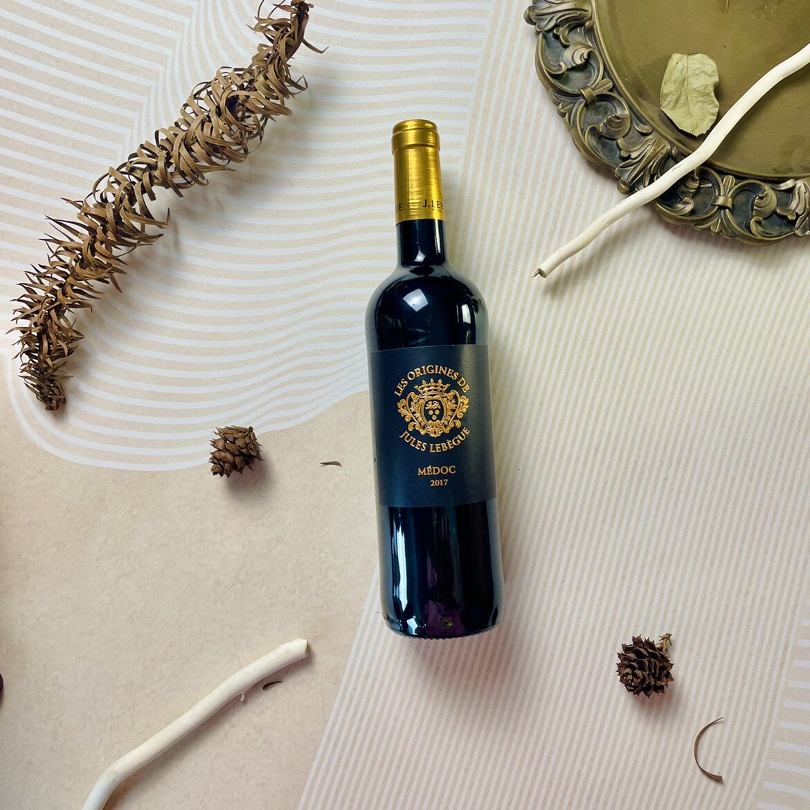 梅多克起源干红葡萄酒750ml送礼宴请13%度法国原瓶进口波尔多产区