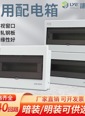 配电箱明装暗装家用强电箱室内成套透明合理布线M3涞伊尔配电箱