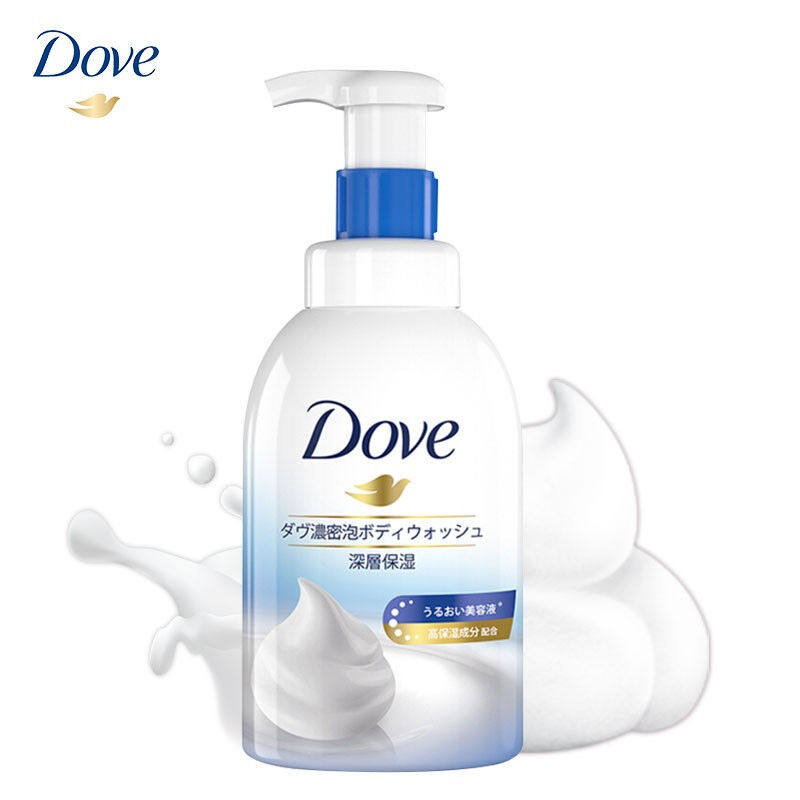 多芬(Dove)泡泡沐浴露神经酰胺浓密泡沫400ml男女通用(新老包装随怎么看?
