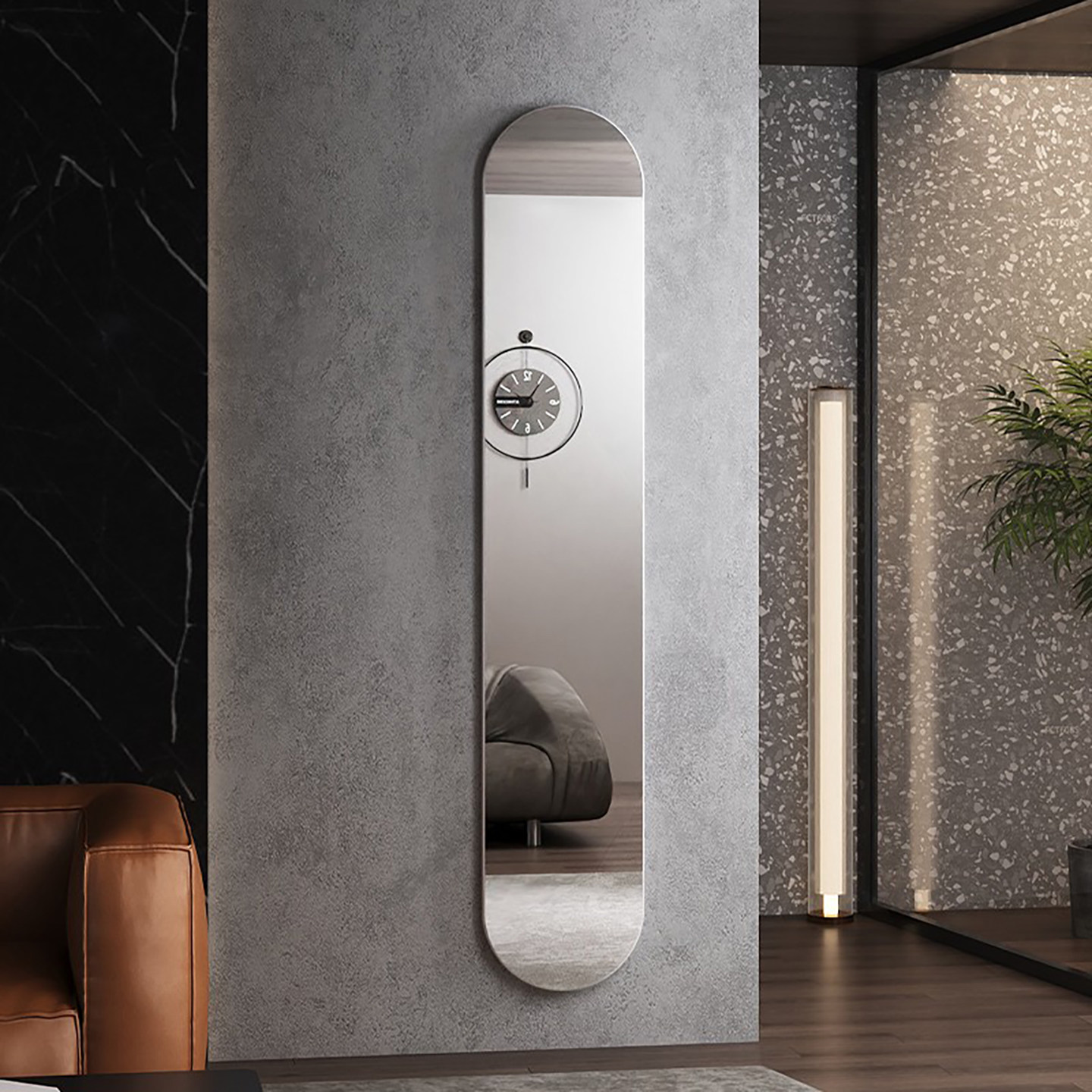 超窄全身镜子贴墙自粘玄关客厅防爆全身镜卧室简约玻璃壁挂全身镜,住宅家具,穿衣镜,淘宝优惠券,粉丝福利购,淘宝优惠卷