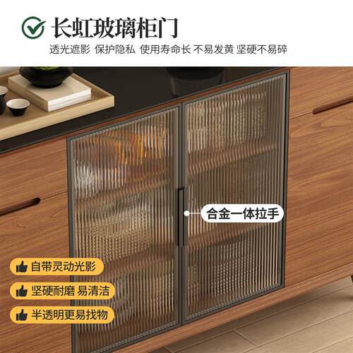 现货客厅实木智能茶吧机餐柜靠墙一C体茶水柜水吧台带烧水壶2026