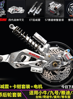 欧老师九号猎户座DZ MAX110 NZ 小牛U2 平叉减震刹车电机改装套装