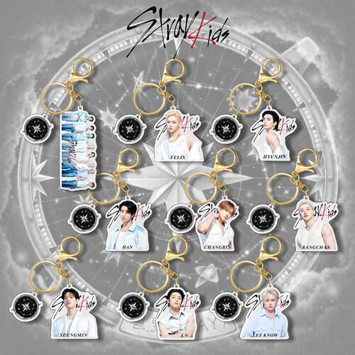 Straykids八周年亚克力钥匙扣