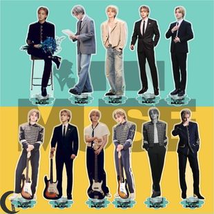 24年Jimin朴智旻15cm立牌新款亚克力双面立牌桌面摆件明星周边