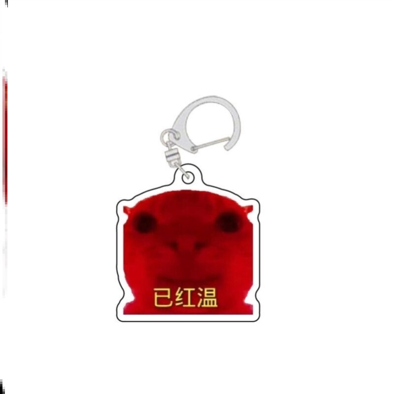 歪嘴奇葩小猫钥匙扣搞怪沙雕恶搞礼物搞笑挂饰生日小礼物书包挂件