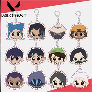 无畏契约暮蝶捷风瓦罗兰特周边可爱亚克力装饰书包挂件卡通小礼品