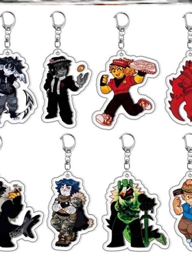 forsaken roblox谷子钥匙扣游戏周边亚克力朋友礼物可爱卡通挂件