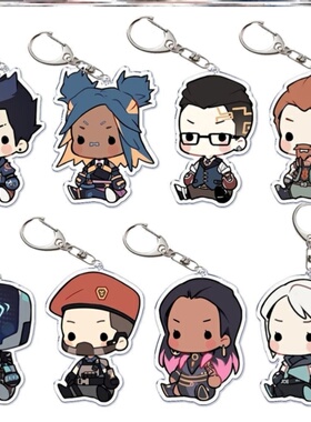 无畏契约Valorant亚克力钥匙扣贤者 不死鸟 雷兹创意周边背包挂饰