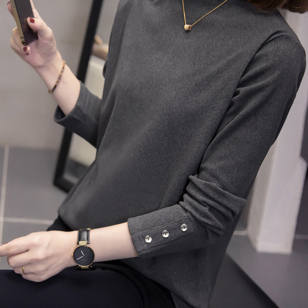 半高领德绒义乌打底衫女内搭时尚洋气时髦2025秋冬季新款爆款上衣,女装/女士精品,大码内搭,淘宝优惠券,粉丝福利购,淘宝优惠卷