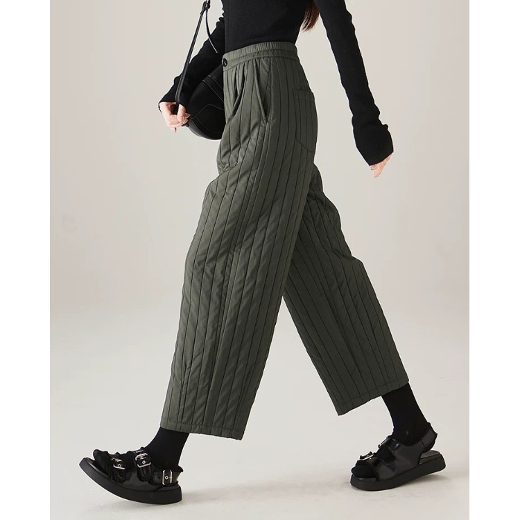 棉裤时尚2025年冬季新款