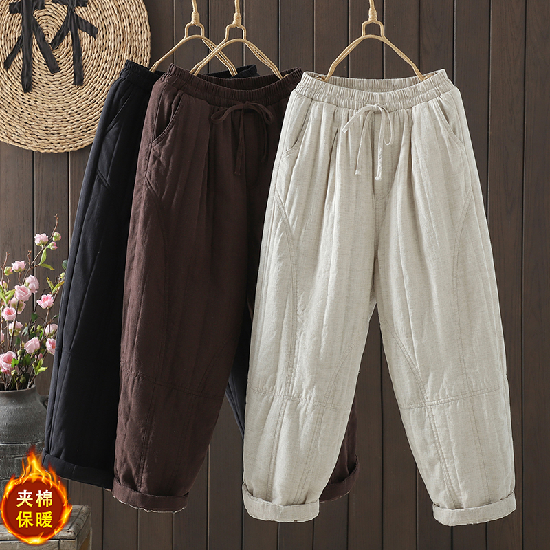 棉裤时尚2025年冬季新款