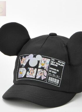 现货 日本生日城迪士尼disney米奇米老鼠帽子儿童宝宝男宝男孩