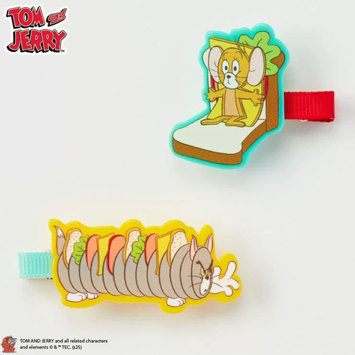 现货日本生日城猫和老鼠卡通造型发夹