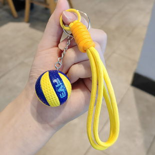 排球钥匙扣挂件创意书包挂饰中国男女排迷你纪念品比赛奖品小礼物