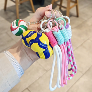 排球钥匙扣创意书包挂件中国女男mikasa挂件纪念品比赛奖品小礼物