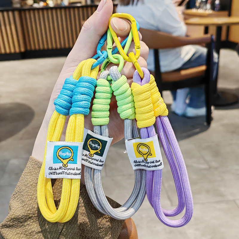 手机挂绳短款腕带编织手绳