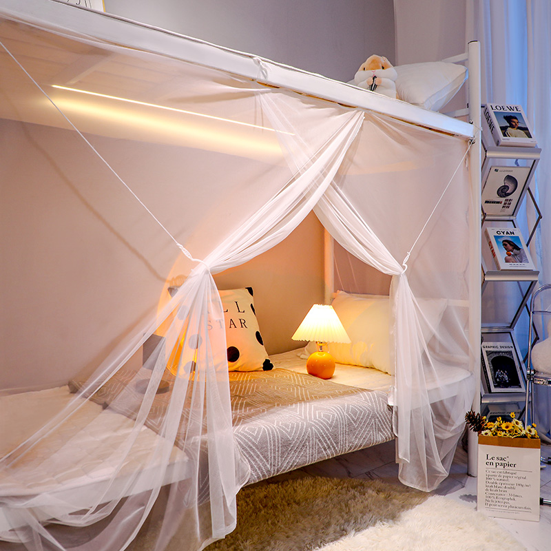 上下铺蚊帐学生宿舍上铺单人床2022新款高级上下床加厚加密老式yx