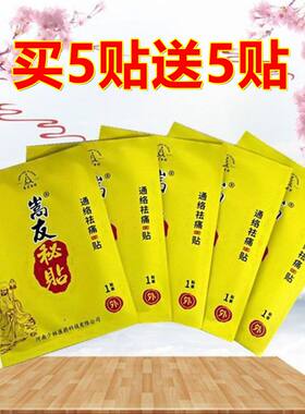 嵩友秘贴袪痛贴少林颈肩腰腿痛贴